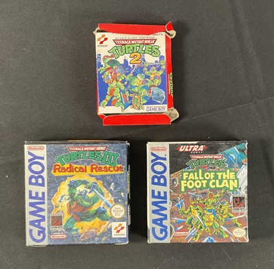 Lot 481 - NINTENDO GAME BOY. - A group of three boxed...