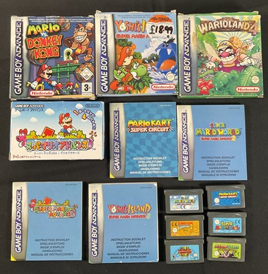 Lot 474 - NINTENDO GAME BOY ADVANCE - A group of Super...