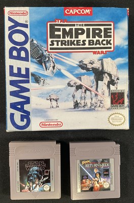 Lot 470 - NINTENDO GAME BOY - A group of three STAR WARS...