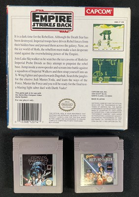 Lot 470 - NINTENDO GAME BOY - A group of three STAR WARS...