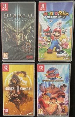 Lot 493 - NINTENDO SWITCH - A group of four sealed...