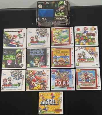 Lot 436 - NINTENDO 3DS - A boxed Nintendo 3DS in blue,...