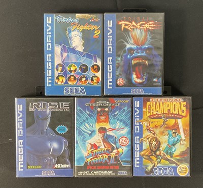 Lot 548 - SEGA MEGA DRIVE - A group of Fighting Sega...