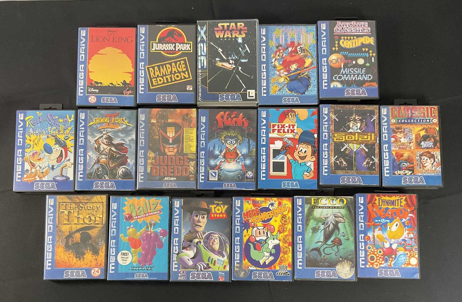 Lot 546 - SEGA MEGA DRIVE - A group of boxed Sega Mega...