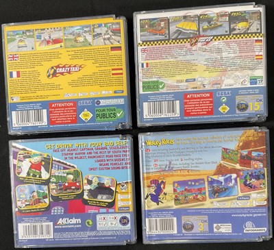 Lot 402 - DREAMCAST - A group of driving video games for...