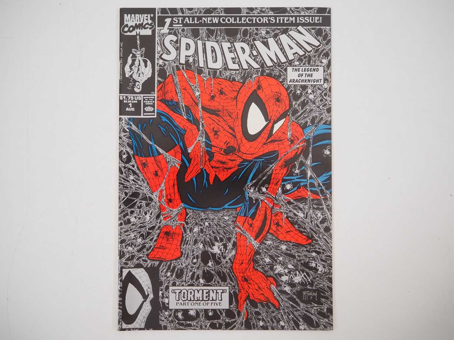 Lot 9 - SPIDER-MAN #1 BLUE LIZARD ERROR VARIANT (1990 -...