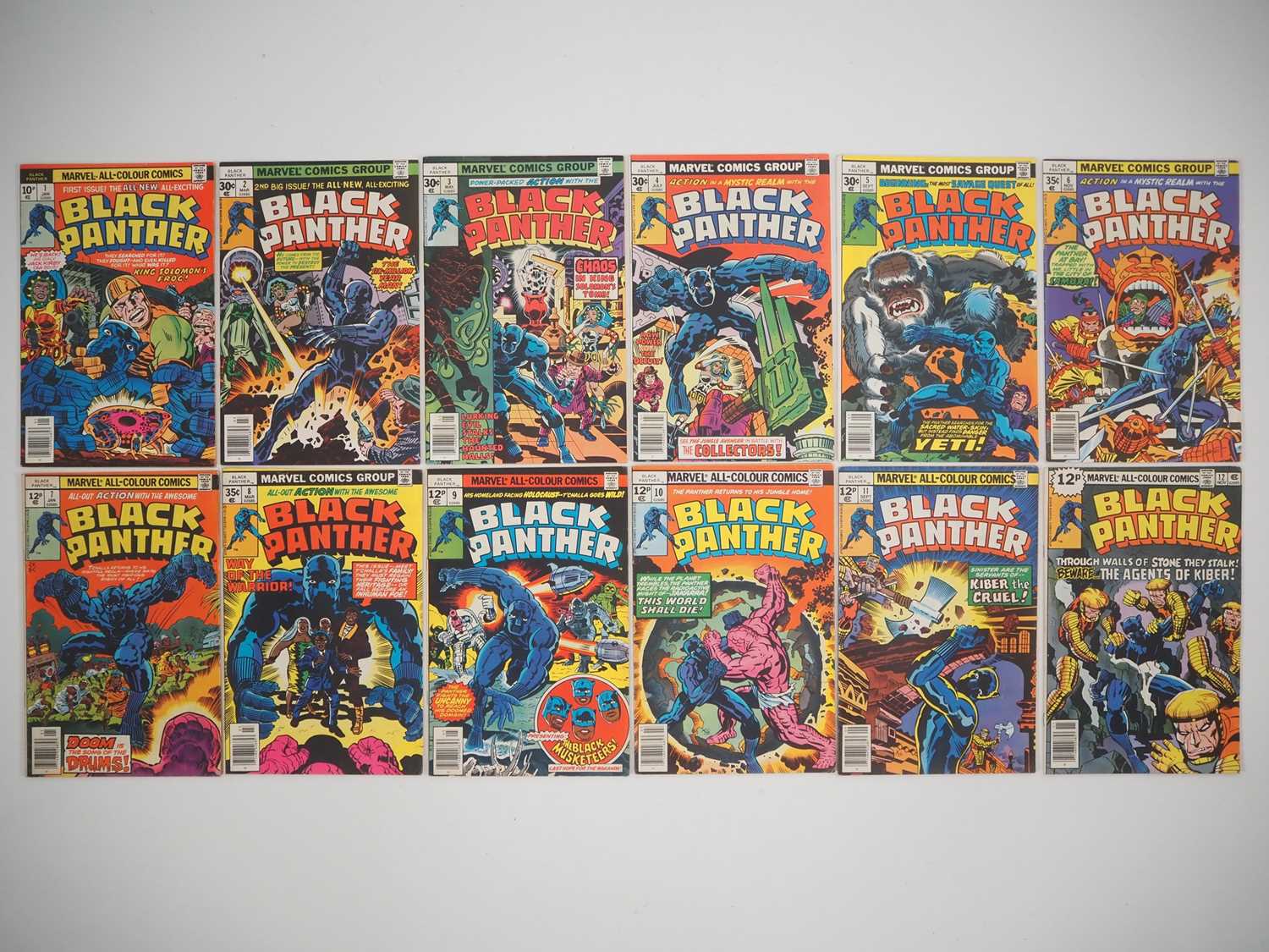 Lot 49 - BLACK PANTHER #1 to 12 (12 in Lot) - (1977 -...