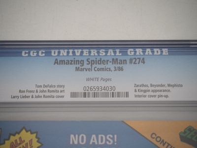 Lot 61 - AMAZING SPIDER-MAN #265 (Second Printing -...