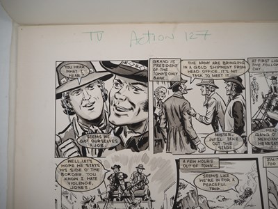Lot 96 - ORIGINAL ALIAS SMITH AND JONES ART FOR TV...