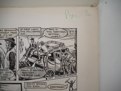 Lot 96 - ORIGINAL ALIAS SMITH AND JONES ART FOR TV...