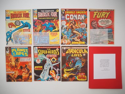 Lot 99 - MARVEL UK FIRST ISSUE FILE COPIES (7 in Lot) -...