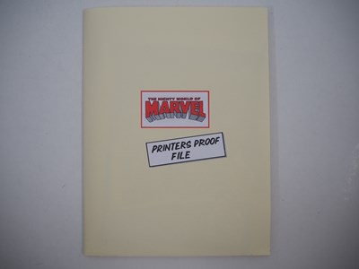 Lot 111 - MARVEL UK PRINTERS PROOF LOT (10 in Lot) -...