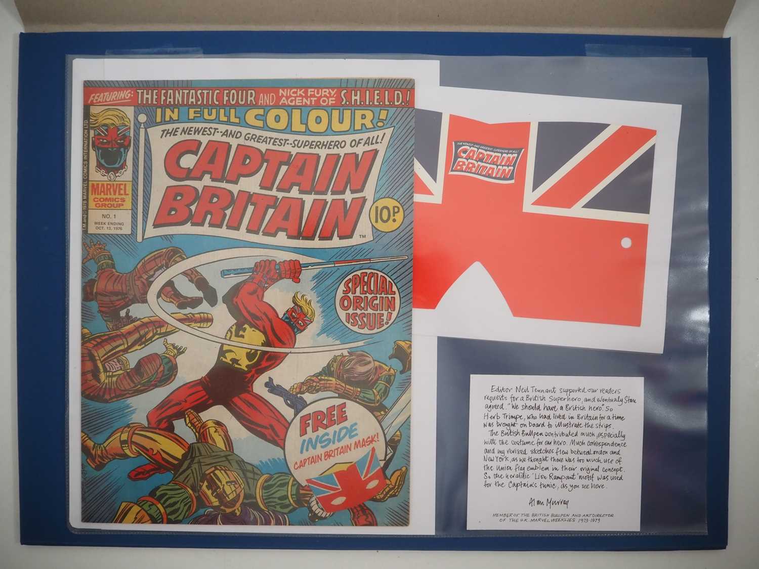 Lot 112 - CAPTAIN BRITAIN #1 (Oct 13, 1976 - MARVEL UK) -...