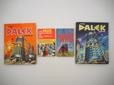 Lot 136 - DALEK LOT (4 in Lot) - Includes THE DALEK BOOK...