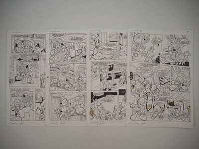 Lot 157 - MANNY GALAN ORIGINAL ART FOR KNUCKLES THE...