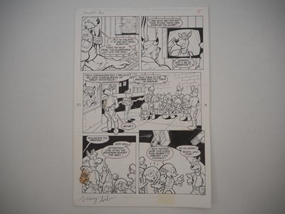 Lot 157 - MANNY GALAN ORIGINAL ART FOR KNUCKLES THE...