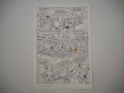 Lot 157 - MANNY GALAN ORIGINAL ART FOR KNUCKLES THE...