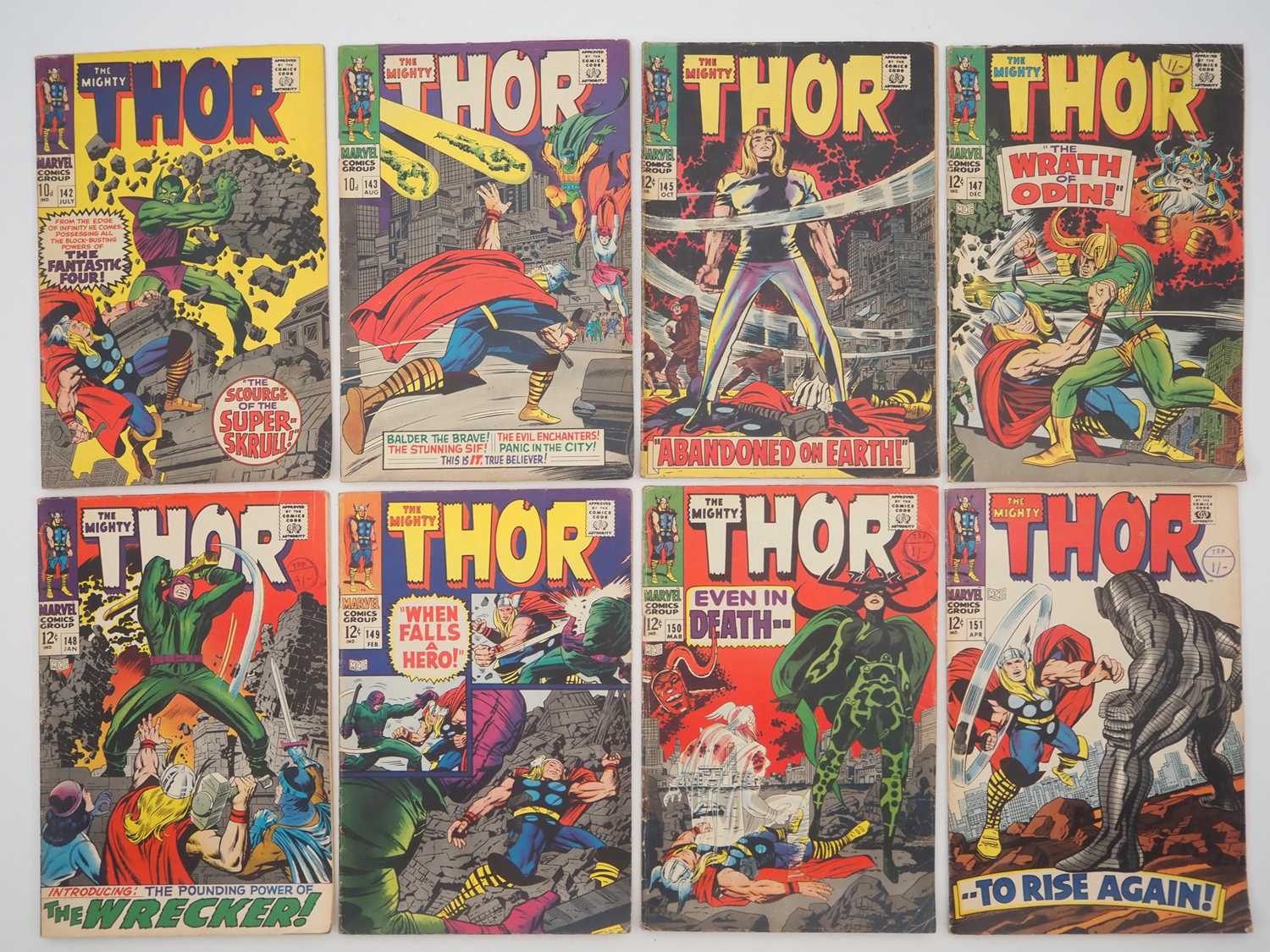 Lot 191 - THOR #142, 143, 145, 147, 148, 149, 150, 151...