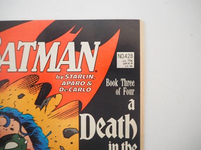 Lot 216 - BATMAN #424 to 450 (28 in Lot - 2 copies of...