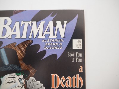 Lot 216 - BATMAN #424 to 450 (28 in Lot - 2 copies of...