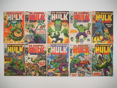 Lot 291 - INCREDIBLE HULK #113, 114, 115, 116, 117, 119,...