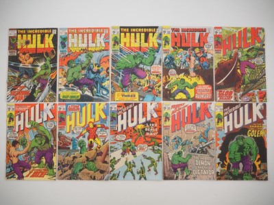 Lot 292 - INCREDIBLE HULK #125, 126, 127, 128, 129, 130,...