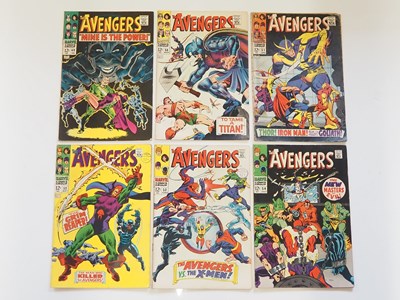 Lot 313 - AVENGERS #49, 50, 51, 52, 53, 54 (6 in Lot) -...