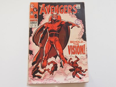 Lot 314 - AVENGERS #57 (1968 - MARVEL) - "Behold the...