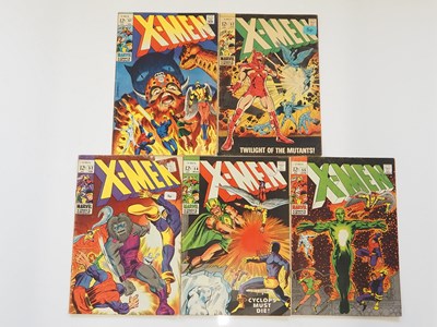 Lot 370 - X-MEN #51, 52, 53, 54, 55 (5 in Lot) -...