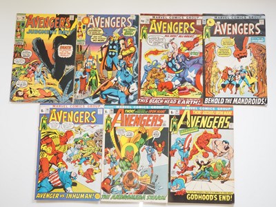 Lot 418 - AVENGERS #90, 92, 93, 94, 95, 96, 97 (7 in...