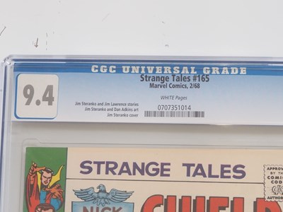 Lot 422 - STRANGE TALES #165 (1968 - MARVEL) - GRADED...