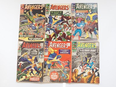 Lot 429 - AVENGERS #31, 32, 33, 34, 35, 36 (6 in Lot) -...