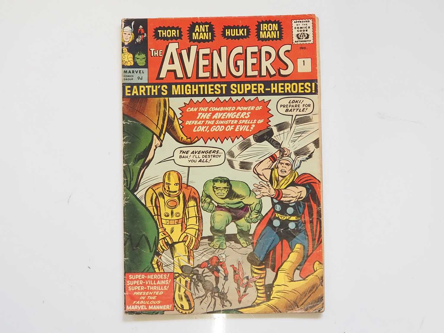 Lot 446 - AVENGERS #1 - (1963 - MARVEL - UK Price...