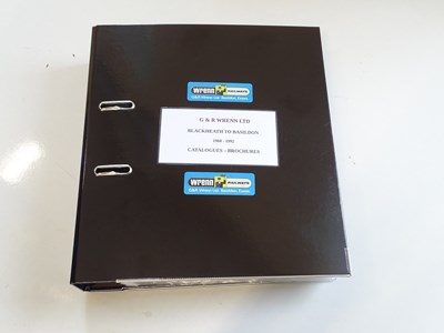 Lot 201 - A large lever arch file containing a quantity...