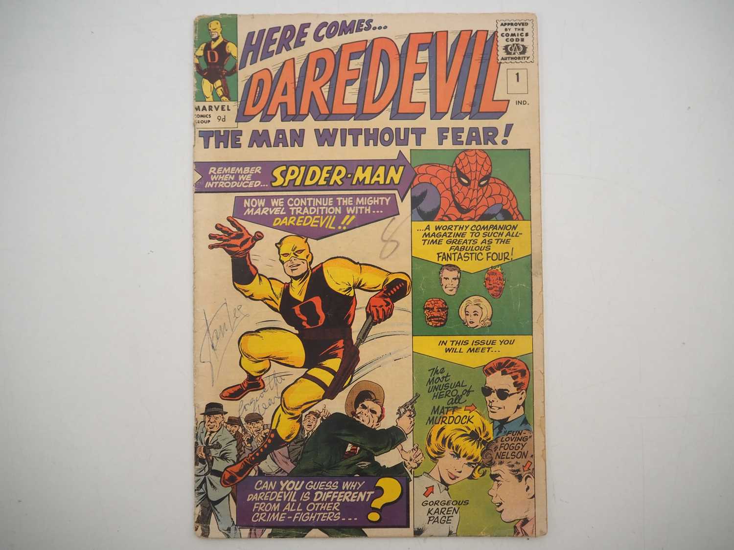 Lot 474 - DAREDEVIL #1 - (1964 - MARVEL - UK Price...