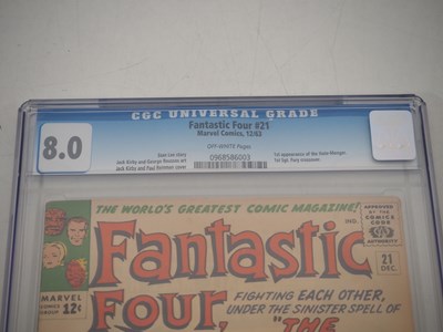 Lot 484 - FANTASTIC FOUR #21 - (1963 - MARVEL) - GRADED...