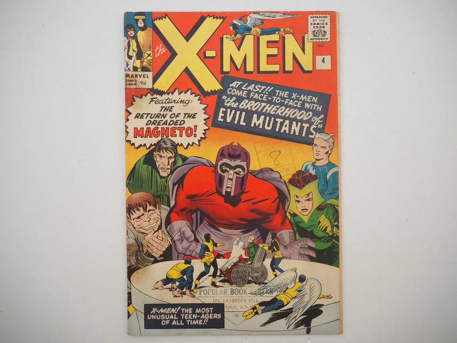 Lot 510 - X-MEN #4 - (1964 - MARVEL - UK Price Variant) -...