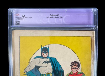 Lot 517 - BATMAN #1 (1940 - DC) - GRADED 3.0 (RESTORED C-...