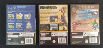 Lot 488 - NINTENDO GAMECUBE - A trio of Pokémon GameCube...