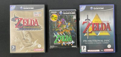 Lot 489 - NINTENDO GAME CUBE - Three Zelda Nintendo...