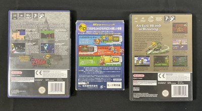 Lot 489 - NINTENDO GAME CUBE - Three Zelda Nintendo...