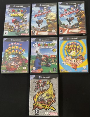 Lot 486 - NINTENDO GAMECUBE - A group of Super Mario...