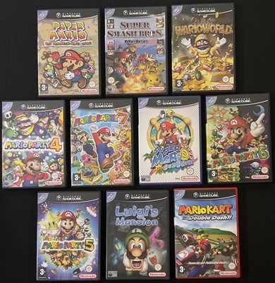 Lot 484 - NINTENDO GAMECUBE - A group of Super Mario...