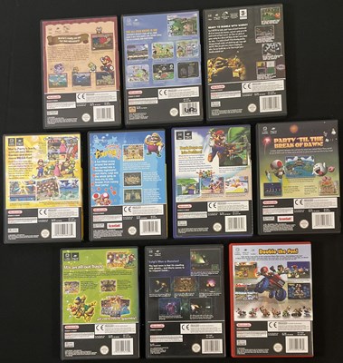 Lot 484 - NINTENDO GAMECUBE - A group of Super Mario...