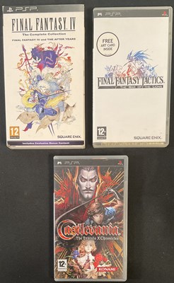 Lot 514 - PLAYSTATION PORTABLE - A group of 3 PSP games...