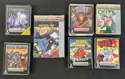 Lot 380 - ATARI LYNX - A group of boxed and complete...