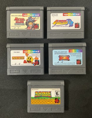 Lot 571 - SNK NEO GEO - A NEO GEO POCKET COLOR handheld...