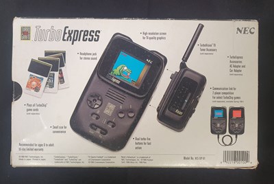 Lot 414 - A boxed TURBO GRAFX - 16 Turbo Express...