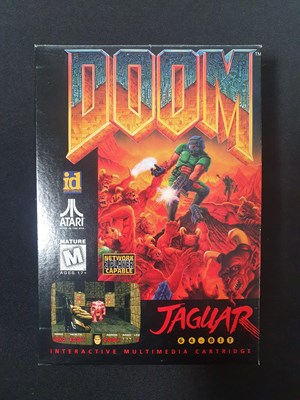 Lot 385 - ATARI JAGUAR - A boxed copy of DOOM (id...