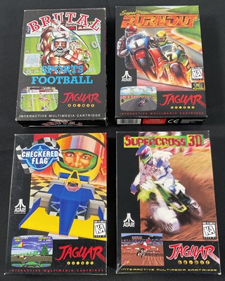 Lot 386 - ATARI JAGUAR - A group of boxed Atari Jaguar...